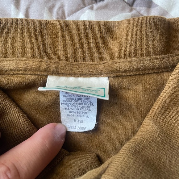 LL Bean Long Sleeve Polo - Picture 3 of 3